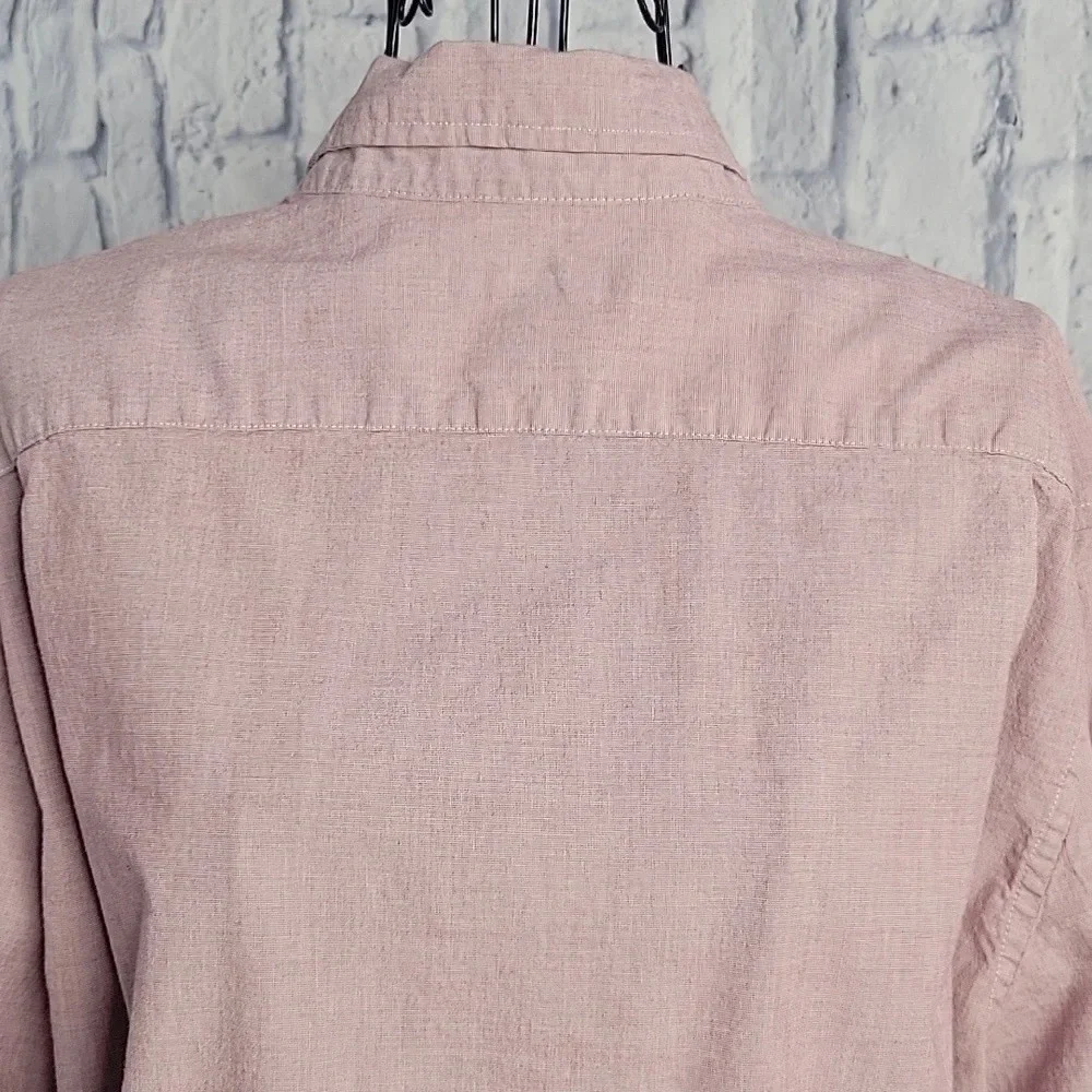 J. CREW MERCANTILE Flex Light Purple Button Up‎ Men's Shirt Large